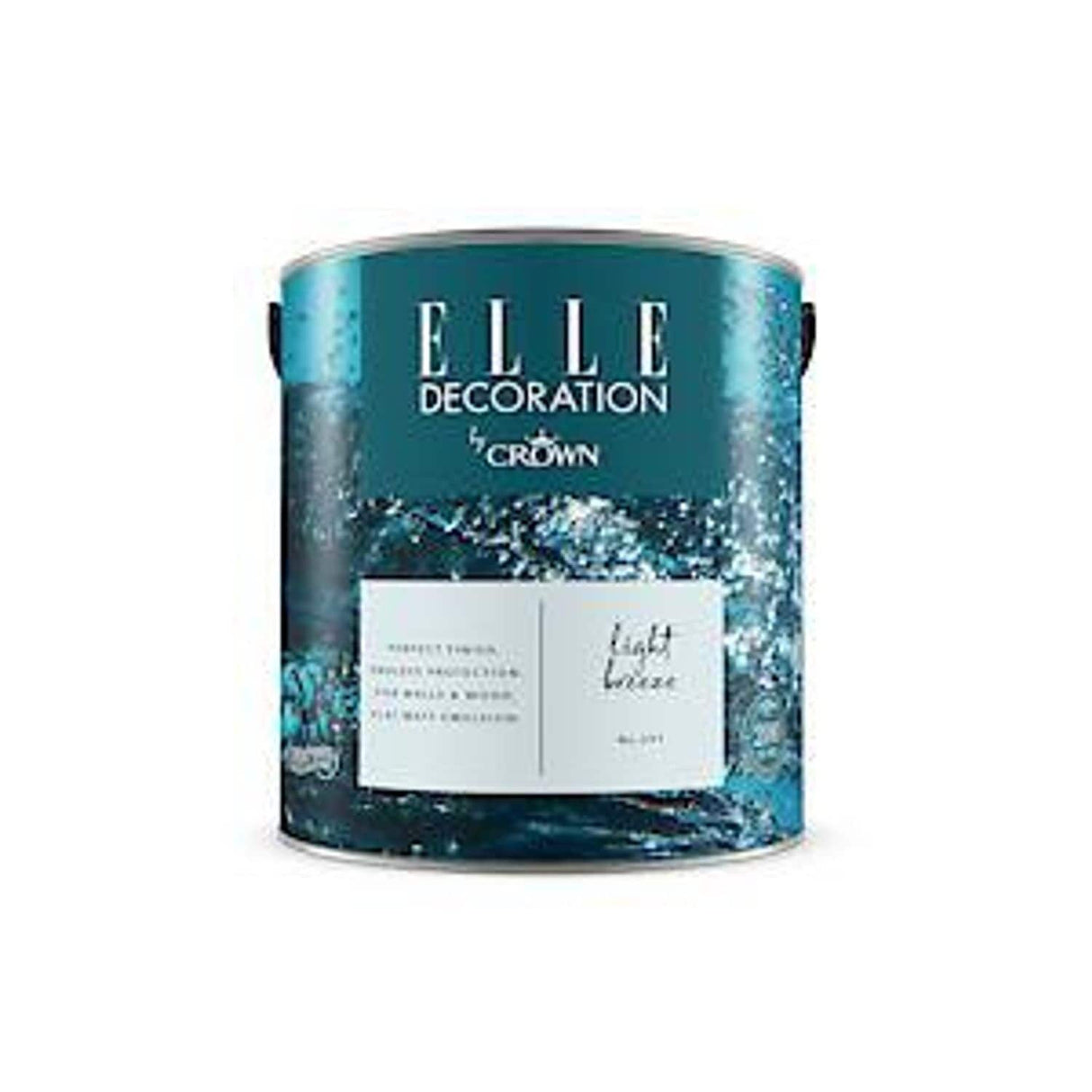 Decoration By Crown 2.5L Flat Matt Emulsion Paint - Light Breeze No 201