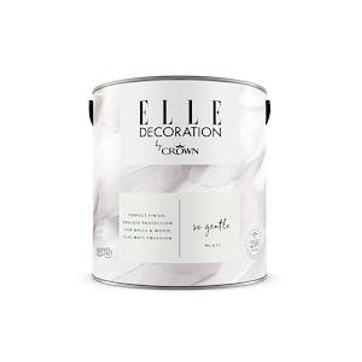 Decoration By Crown 2.5L Flat Matt Emulsion Paint - So Gentle No 611