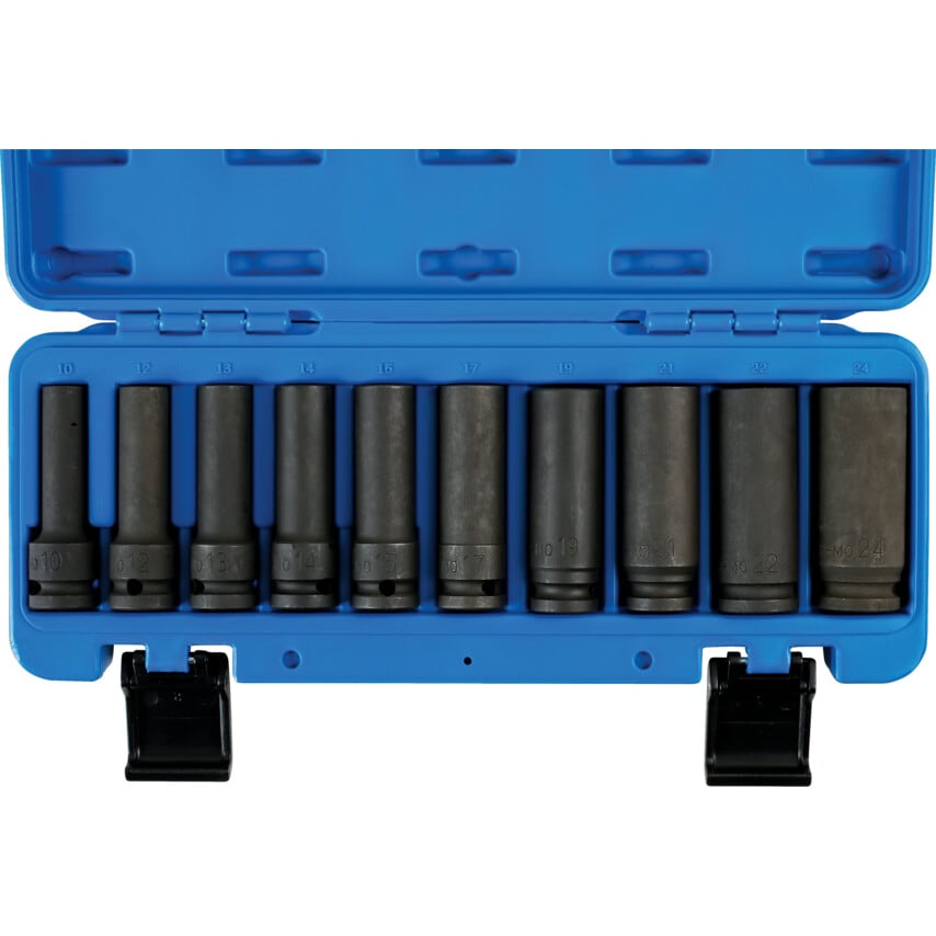 Deep Impact Socket Set 1/2inch Drive 10-Piece