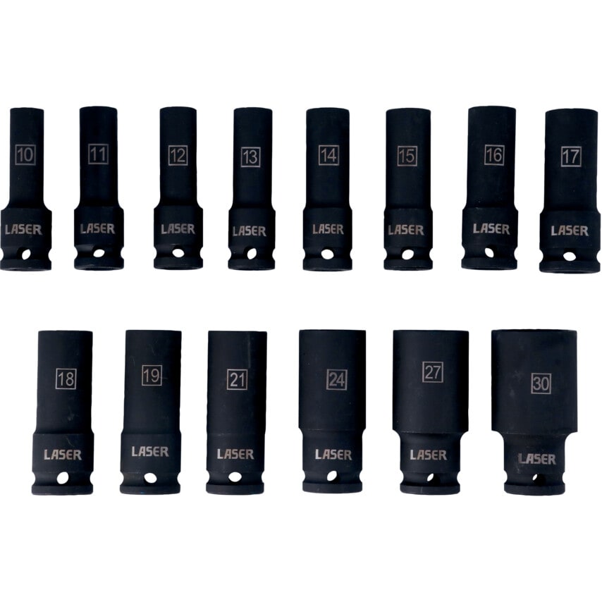 Deep Impact Socket Set 1/2inch Drive 14-Piece