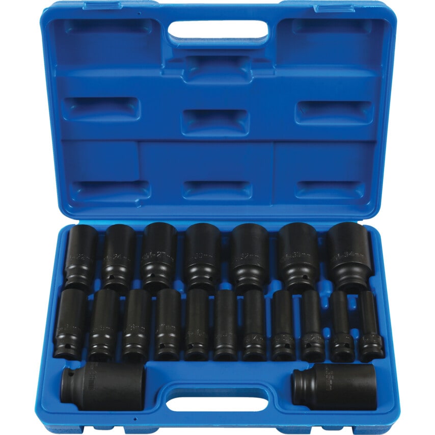 Deep Impact Socket Set 1/2inch Drive 20-Piece