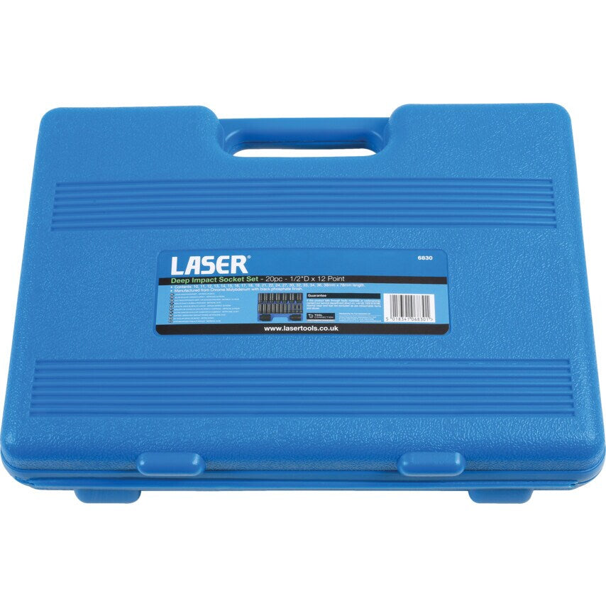 Deep Impact Socket Set 1/2inch Drive 20-Piece