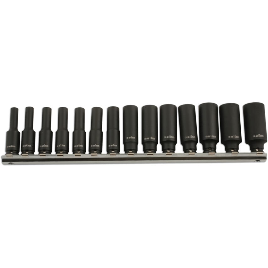 Deep Impact Socket Set 1/4inch Drive 14-Piece