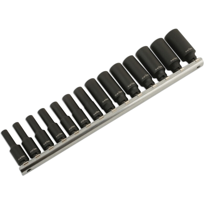 Deep Impact Socket Set 1/4inch Drive 14-Piece
