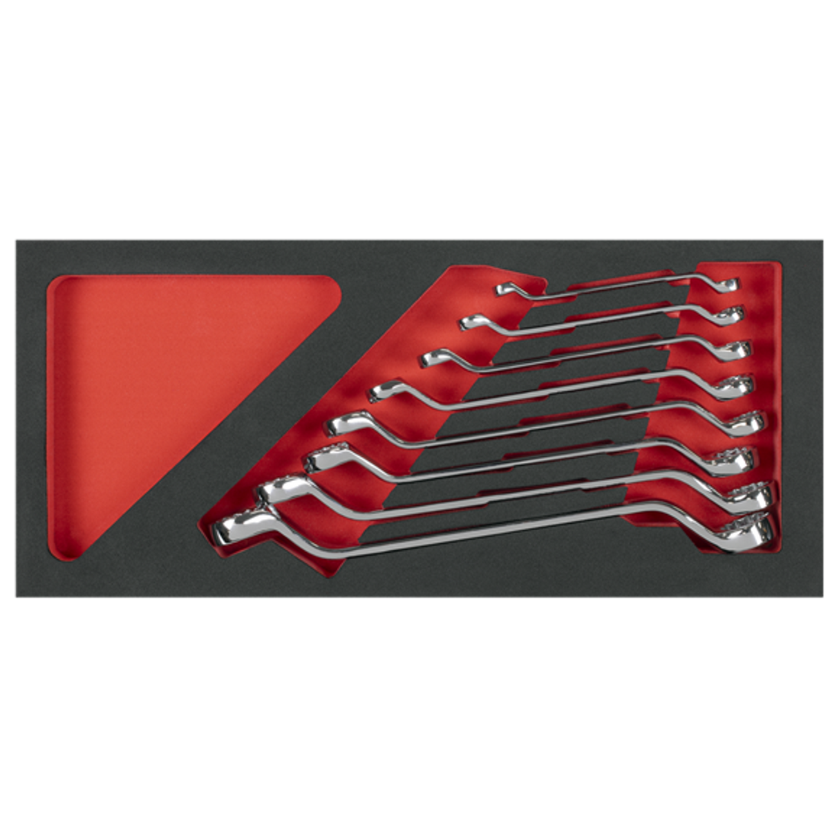 Deep Offset Spanner Set with Tool Tray 8 Piece