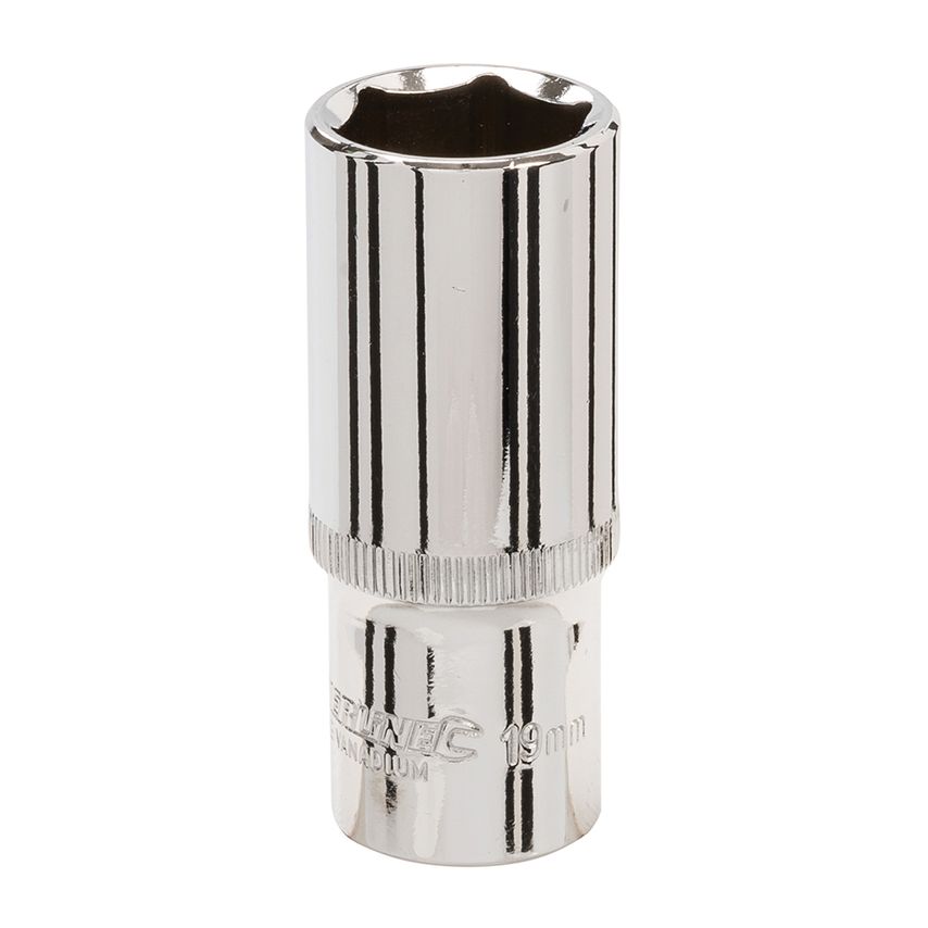 Deep Socket 3/8" Drive 6pt Metric 19mm