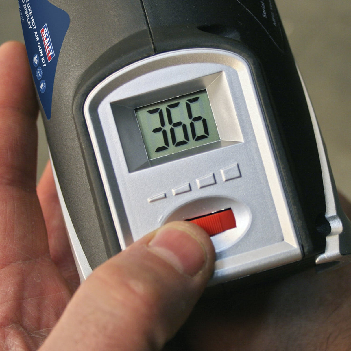 Deluxe Hot Air Gun Kit with LED Display 2000W 80-600 C