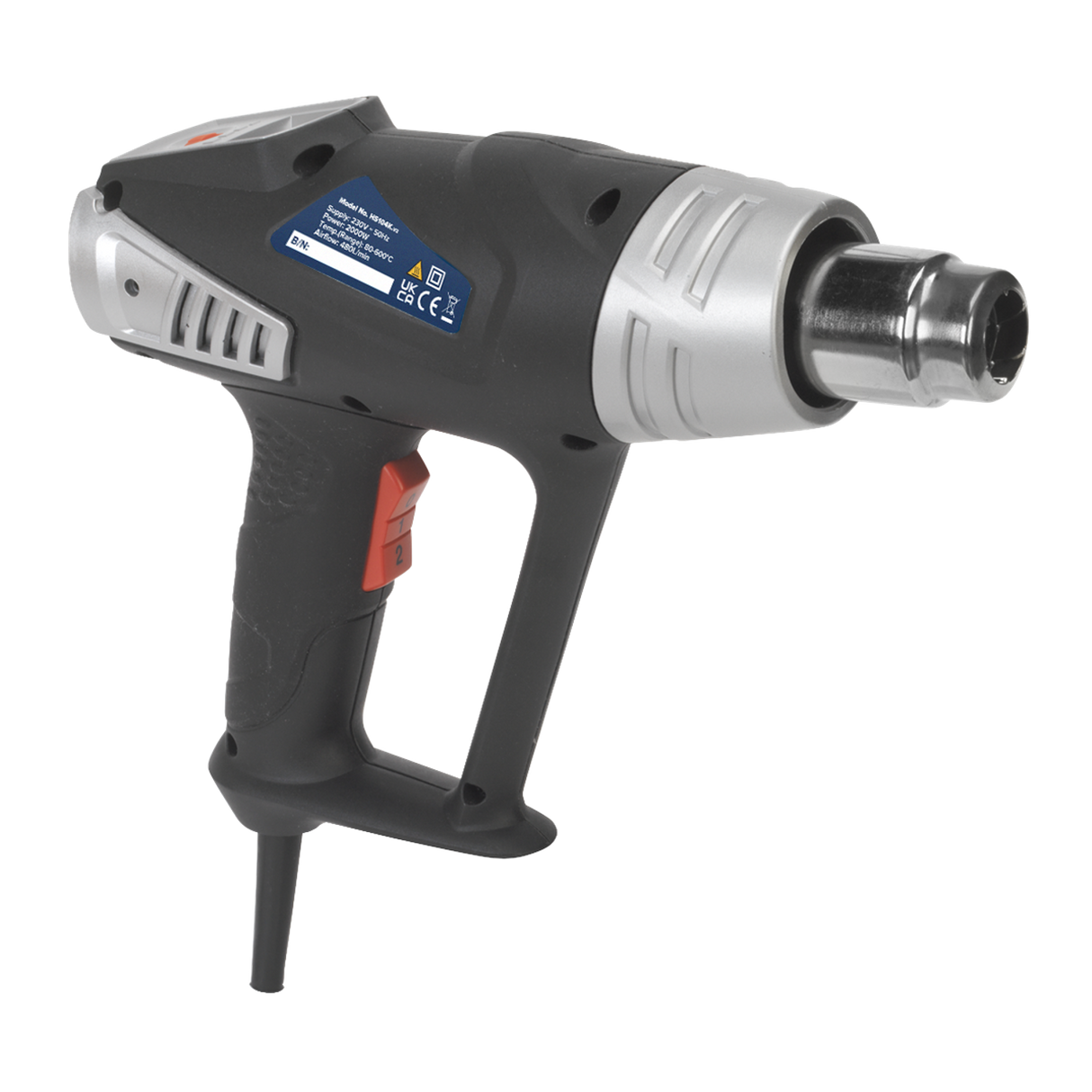 Deluxe Hot Air Gun Kit with LED Display 2000W 80-600 C