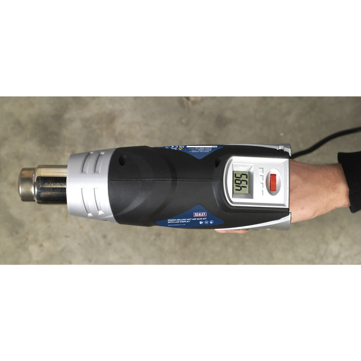 Deluxe Hot Air Gun Kit with LED Display 2000W 80-600 C