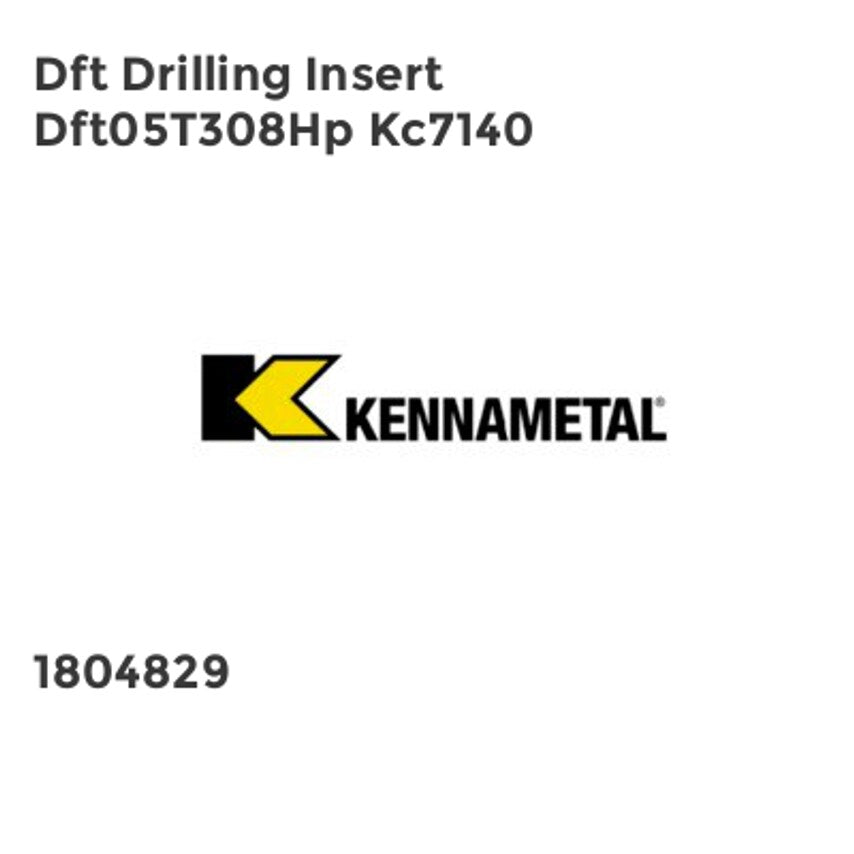 Dft Drilling Insert Dft05T308Hp Kc7140