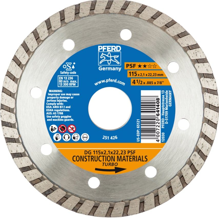 Diamond Blade DG 115X2,1X22,23 PSF
