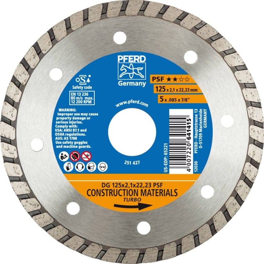 Diamond Blade DG 125X2,1X22,23 PSF
