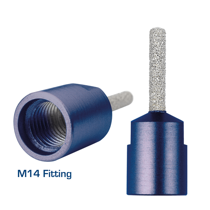 Diamond Mortar Rake Point - M14 x 6 x 100mm O/L