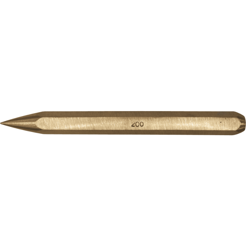Diamond Point Chisel 200mm Non-sparking Cu-Be