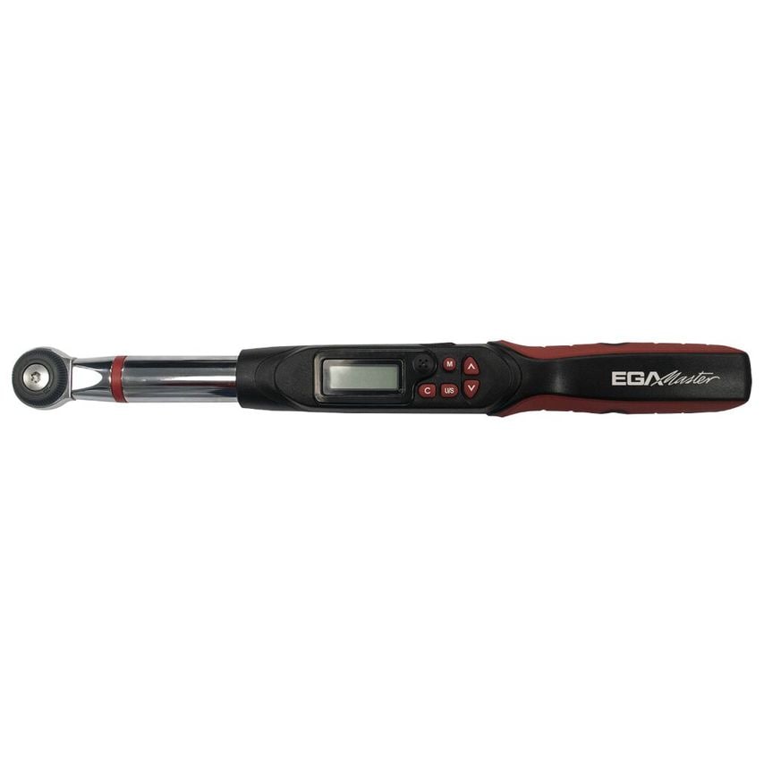 Digital Angle Torque Wrench 1/2" 10 - 200 NM and 1- 360 Connection 9 x 12mm with Data Communication