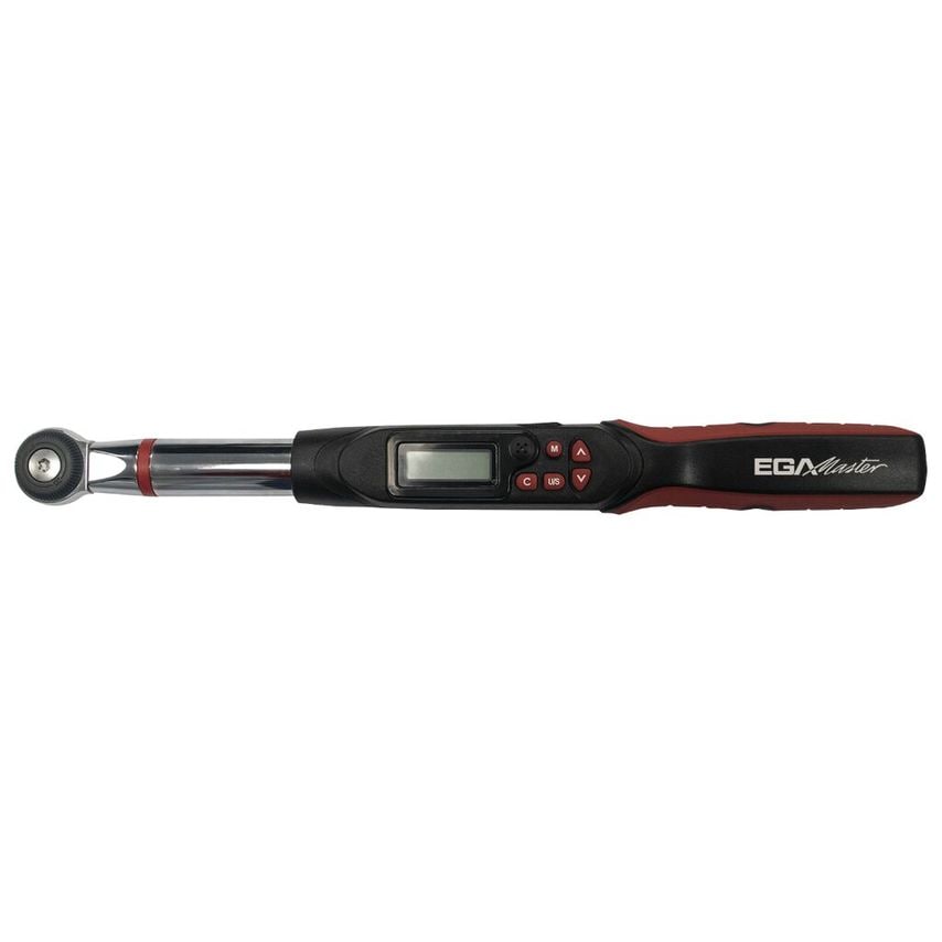 Digital Torque and Angle Wrench 1/4" 1, 5-30 NM & 1-360 Connection 9 x 12mm with Data Communication
