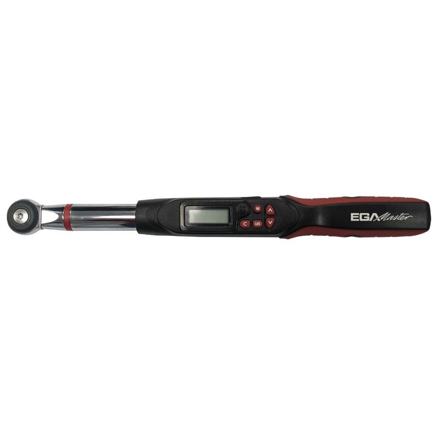 Digital Torque and Angle Wrench 3/8" 6, 8 - 135 NM and 1- 360 Connection 9 x 12mm with Data Communication