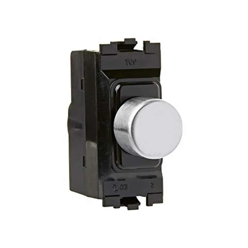 Dimmer Switch 1 Module 2WAY LED Intel 4-70W Brushed SS Black