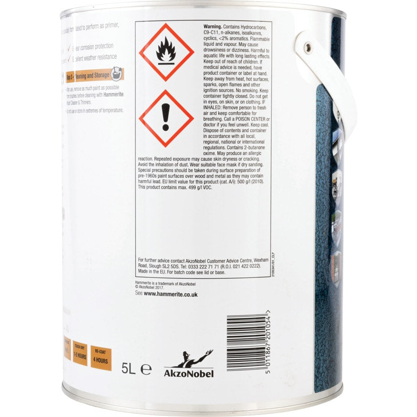 Direct to Rust Hammered Black Metal Paint - 5LTR