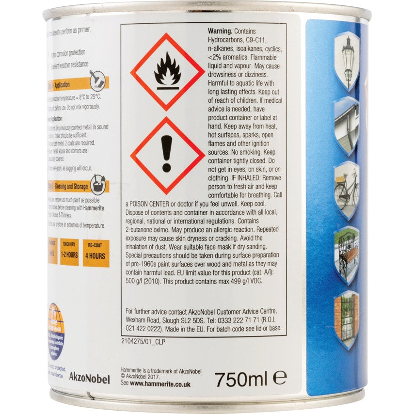 Direct to Rust Smooth Dark Green Metal Paint - 750ML