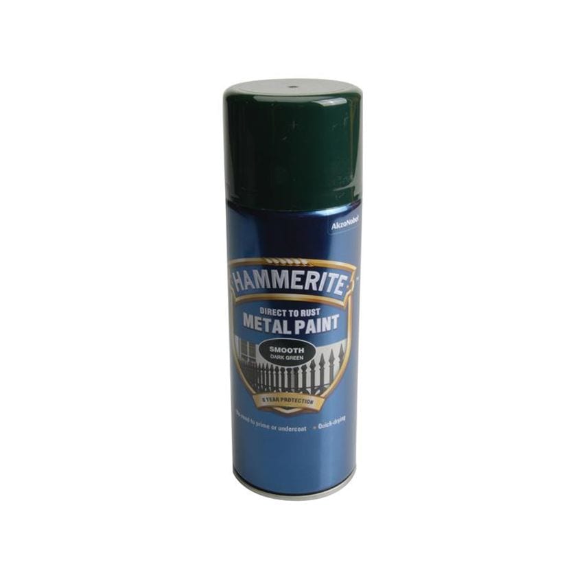 Direct to Rust Smooth Finish Aerosol Dark Green 400ml HMMSFDGAERO