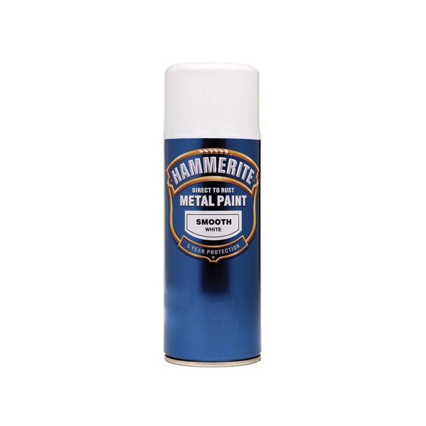 Direct to Rust Smooth Finish Aerosol White 400ml HMMSFWAERO