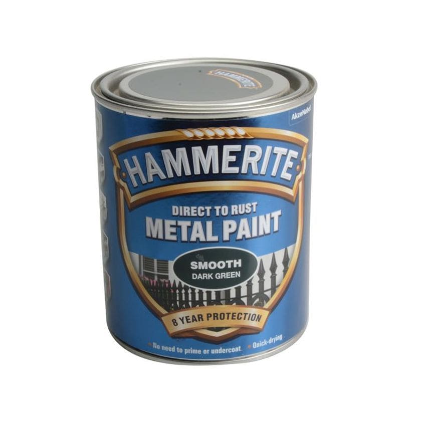 Direct to Rust Smooth Finish Metal Paint Dark Green 750ml HMMSFDG750