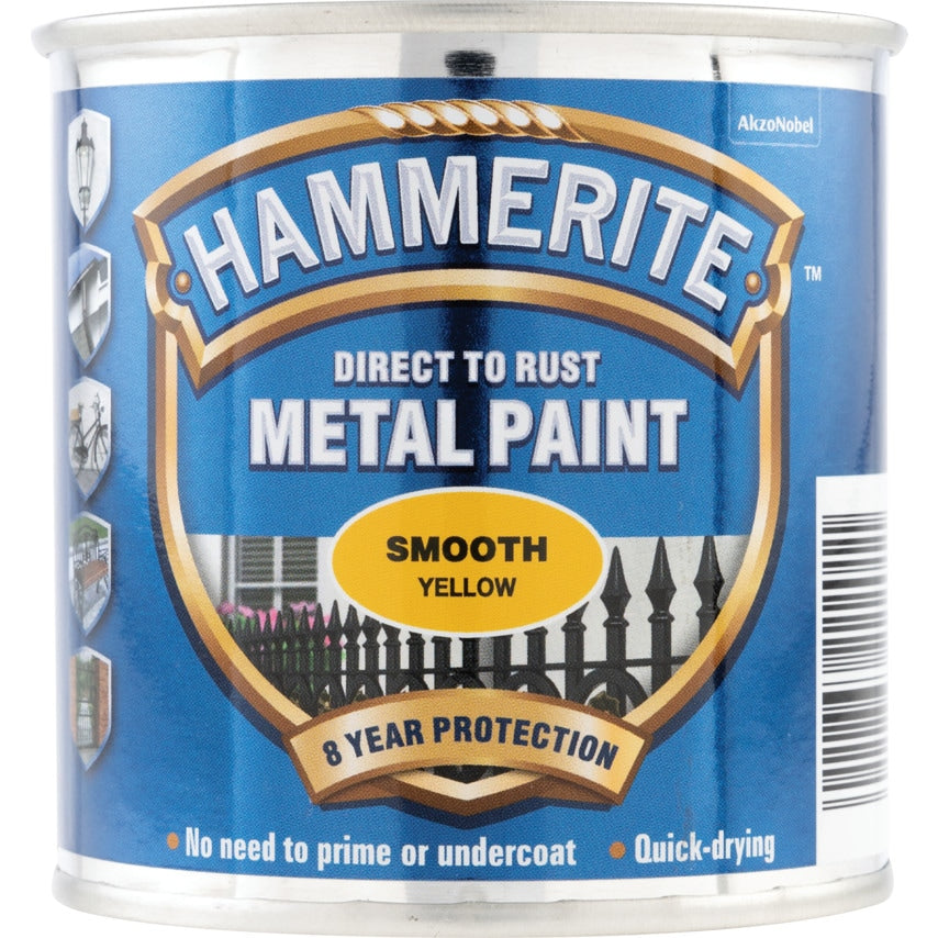 Direct to Rust Smooth Yellow Metal Paint - 250ML