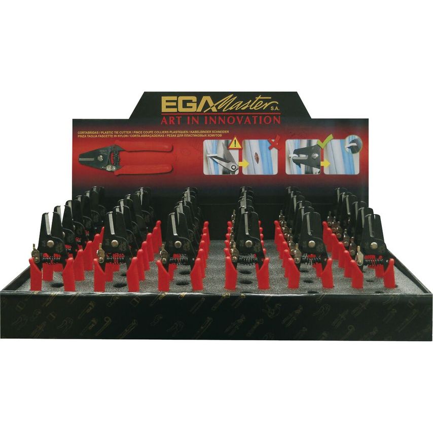Display of 36 Plastic Tie Cutters 55644