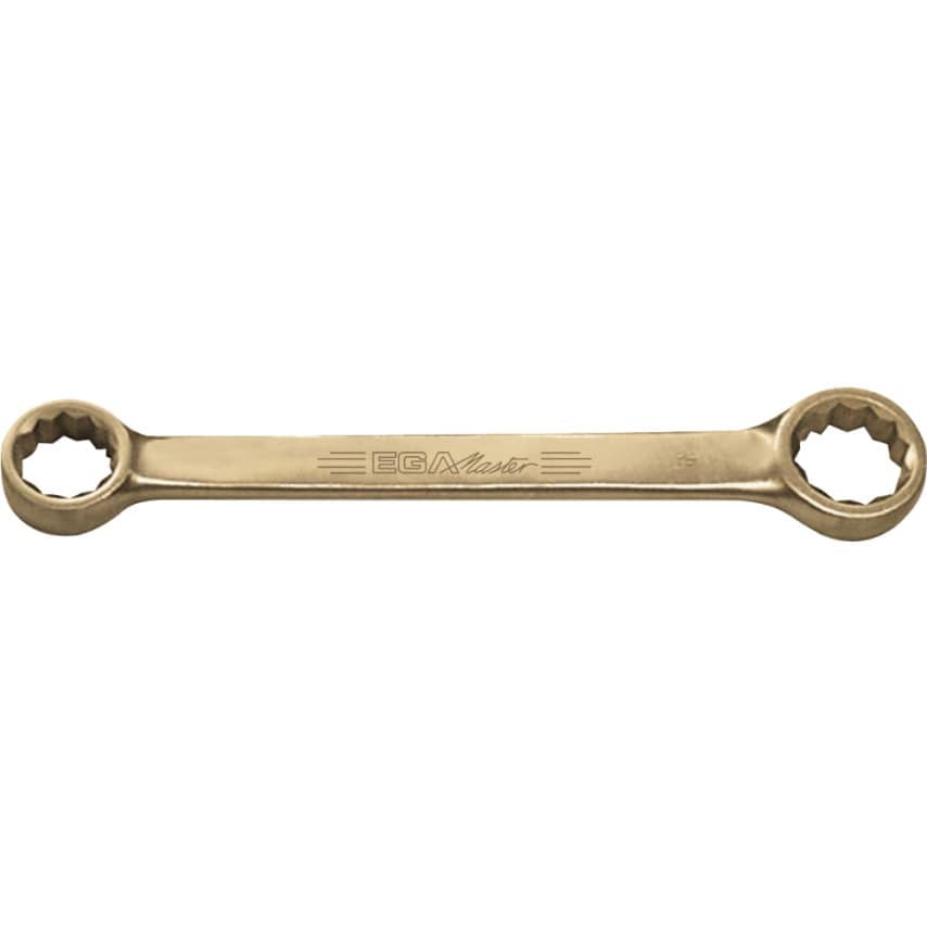 Double Ended Flat Ring Spanner 11/16"-3/4" Non Sparking Cu-Be