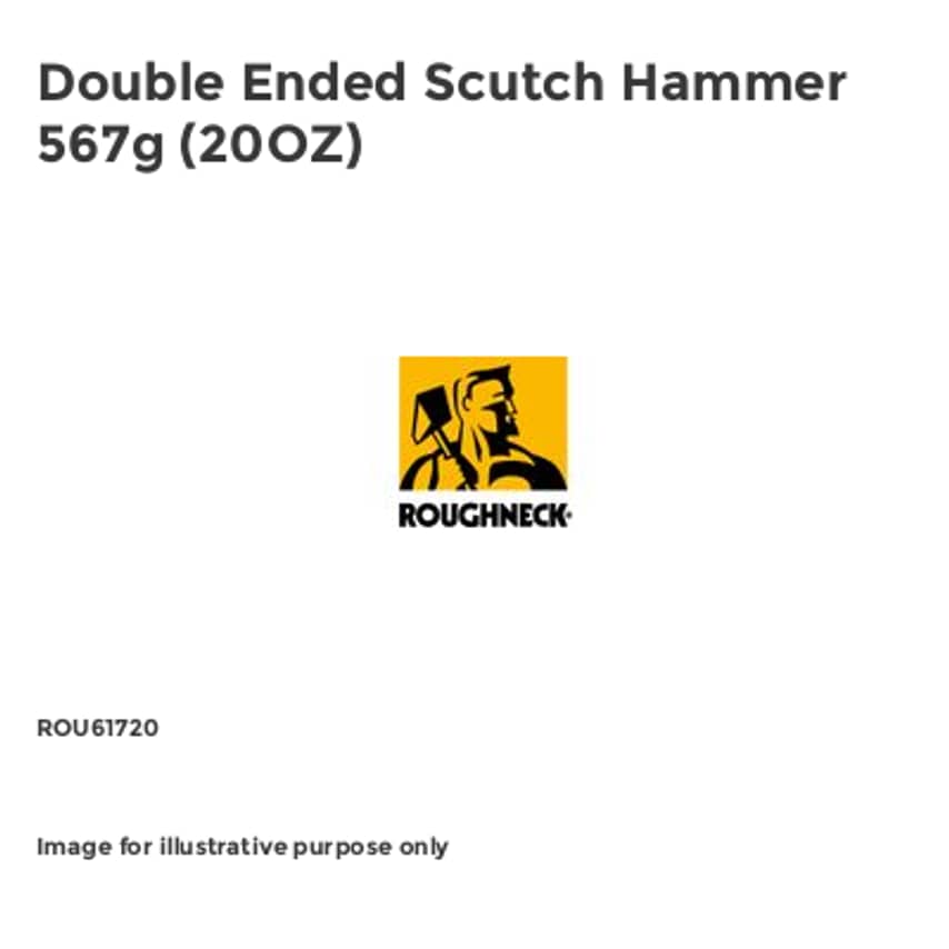 Double Ended Scutch Hammer 567g (20OZ)