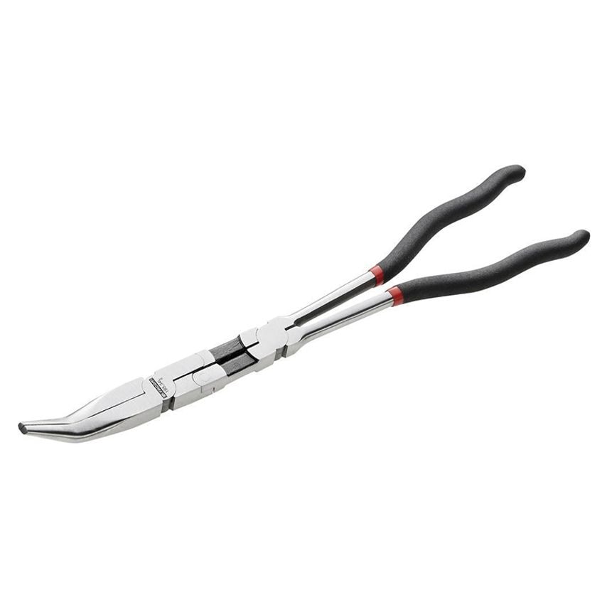 Double Jointed Extra Long Half-Round Nose Pliers 45 Angle 340mm FCM19534L