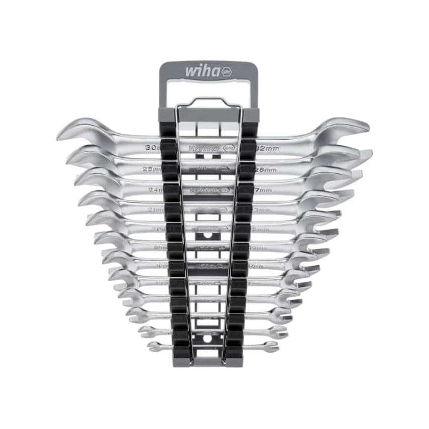 Double Open-End Spanner Set, 12 Piece