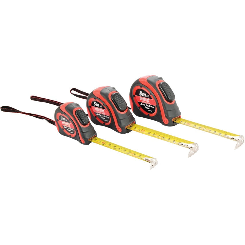 Double Sided Tape Measure Set 3M 5M 8M
