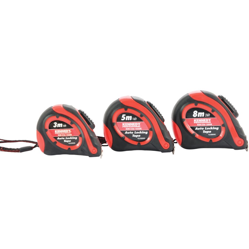 Double Sided Tape Measure Set 3M 5M 8M