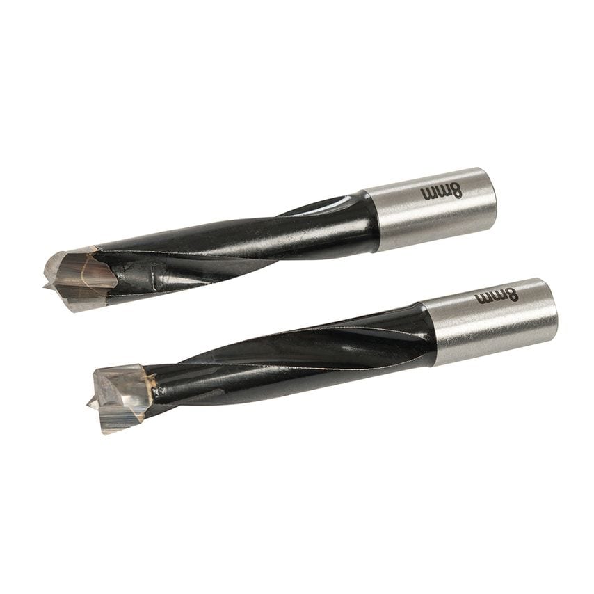 Dowel Jointer Bits 8mm 2pk TDJDB8