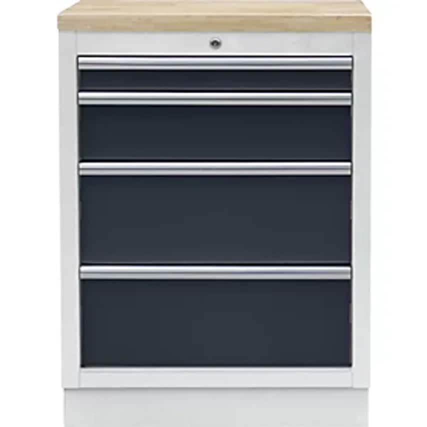 Drawer Base Cupboard, With 4 Drawers, HxWxD 910 X 680 X 460mm