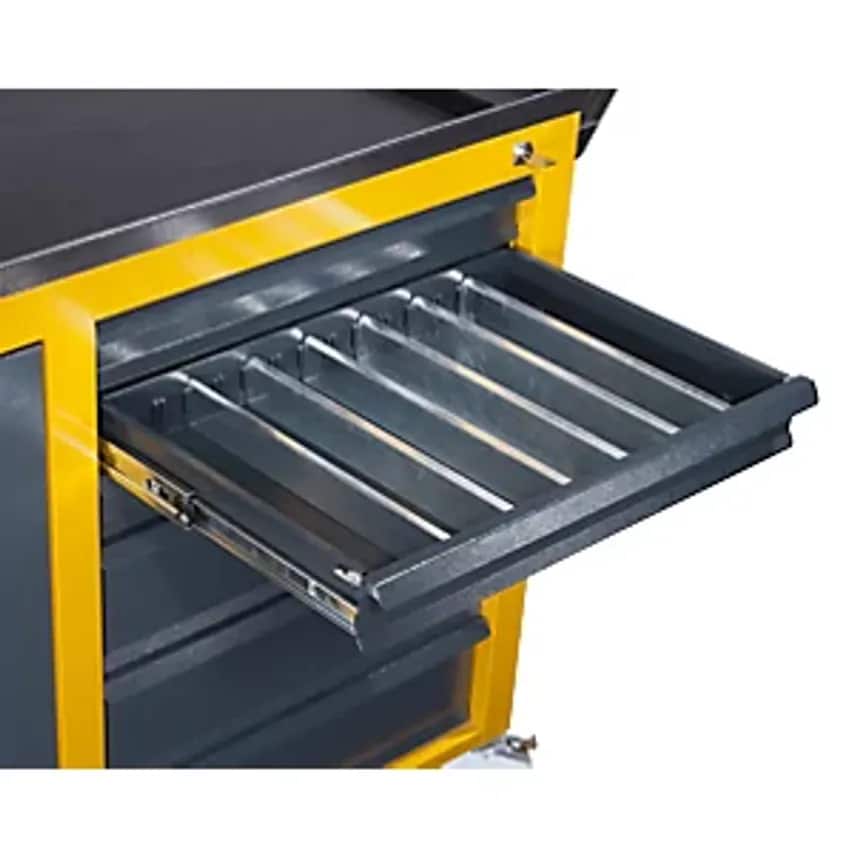 Drawer Divider Set, 6 Dividers, Metal, Painted