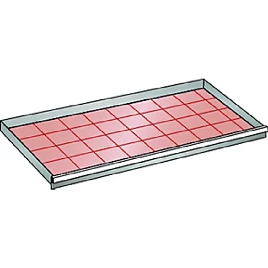 Drawer, For Cupboard WxD 1431 X 725mm, Max. Load 200 Kg, Front Height 200mm, Light Grey