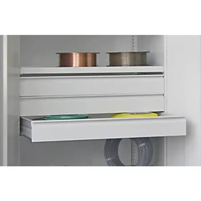 Drawer, Powder Coated, For Heavy Duty Cupboard Without Centre Partition, Front Height 125mm