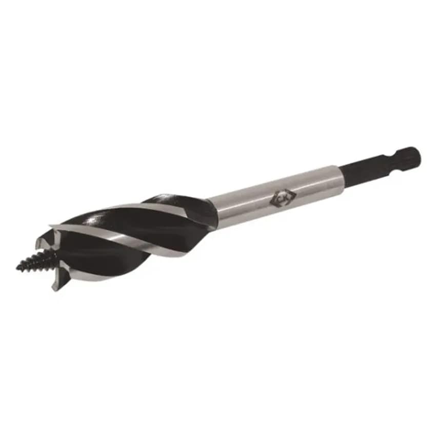 Drill Bit Wood FAST4 Four Flute 22mm HSS Hex Drive