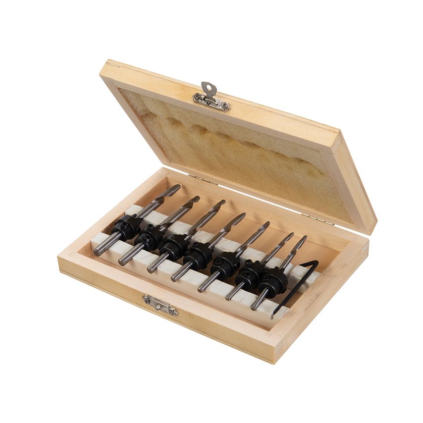 Drill & Countersink Set 7 Piece 3 - 6mm