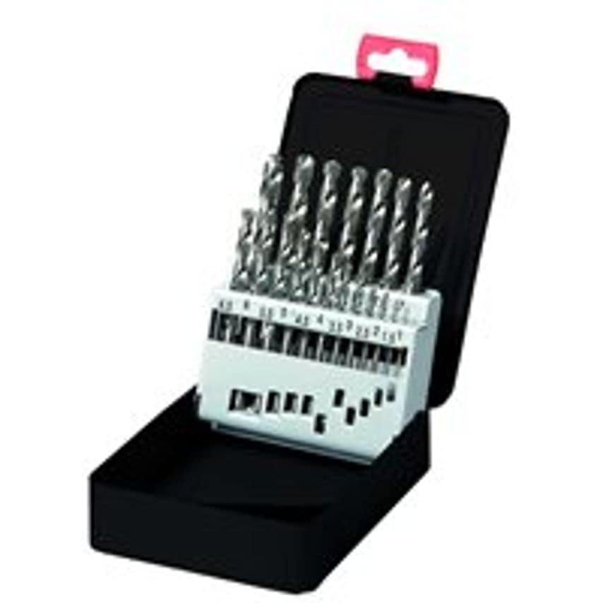 Drills 1-10mm x 0.5mm Tin 19 Pieces Set