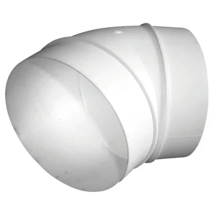 Duct Bend 45 Degree Round 125mm Pvc-u