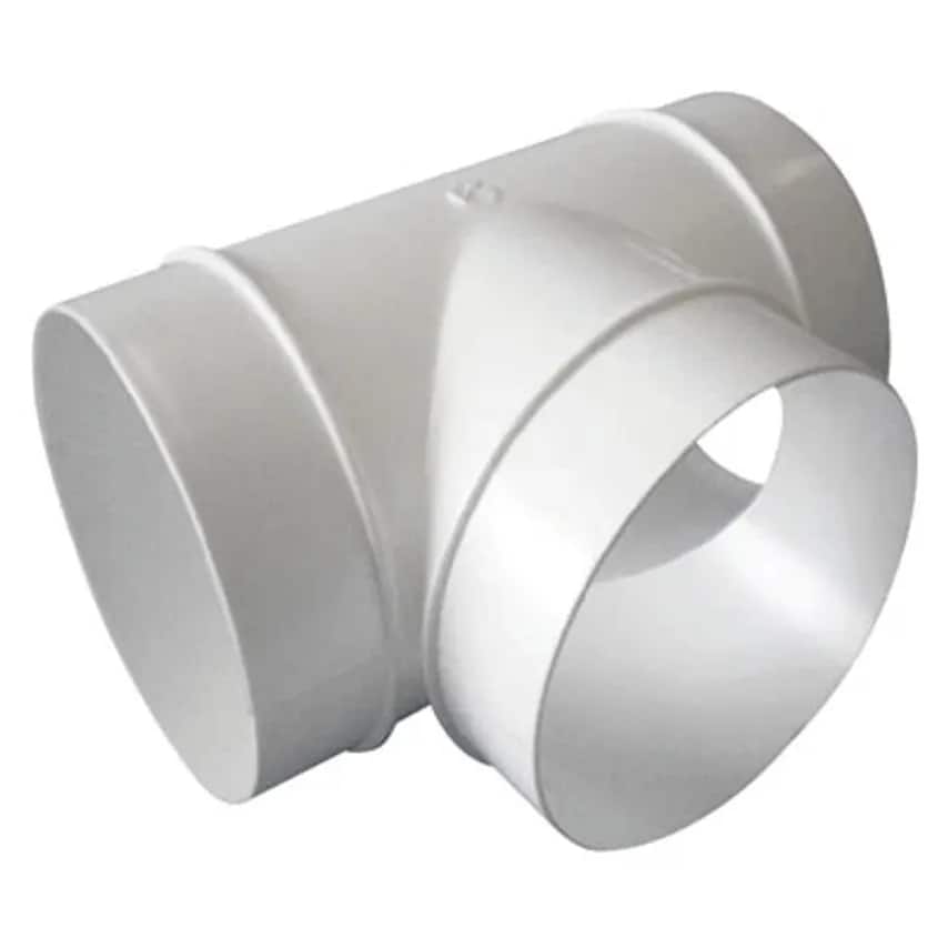 Duct Round T Piece 125mm Pvc-u