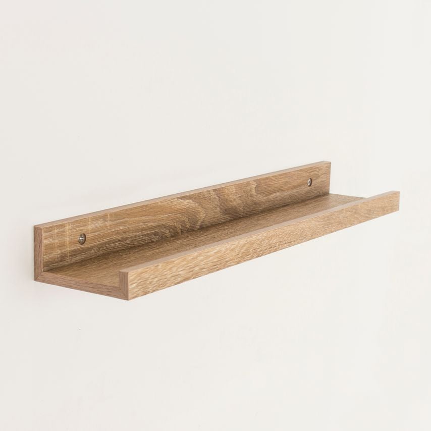 Durs 48cm Wide Floating Book Shelf - Oak Effect