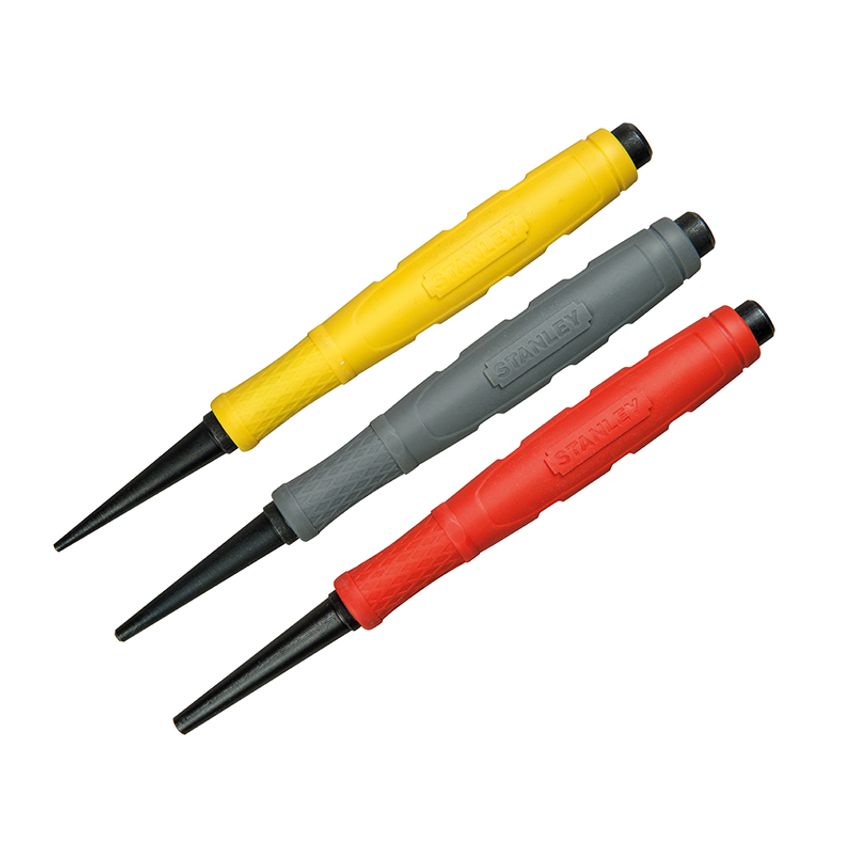DynaGrip Nail Punch Set, 3 Piece STA058930