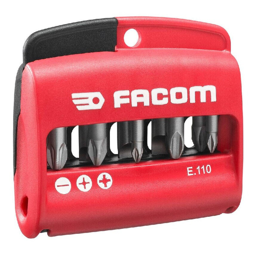 E.110 10 Piece 1/4" Hex 25mm Screwdriver Bit Set