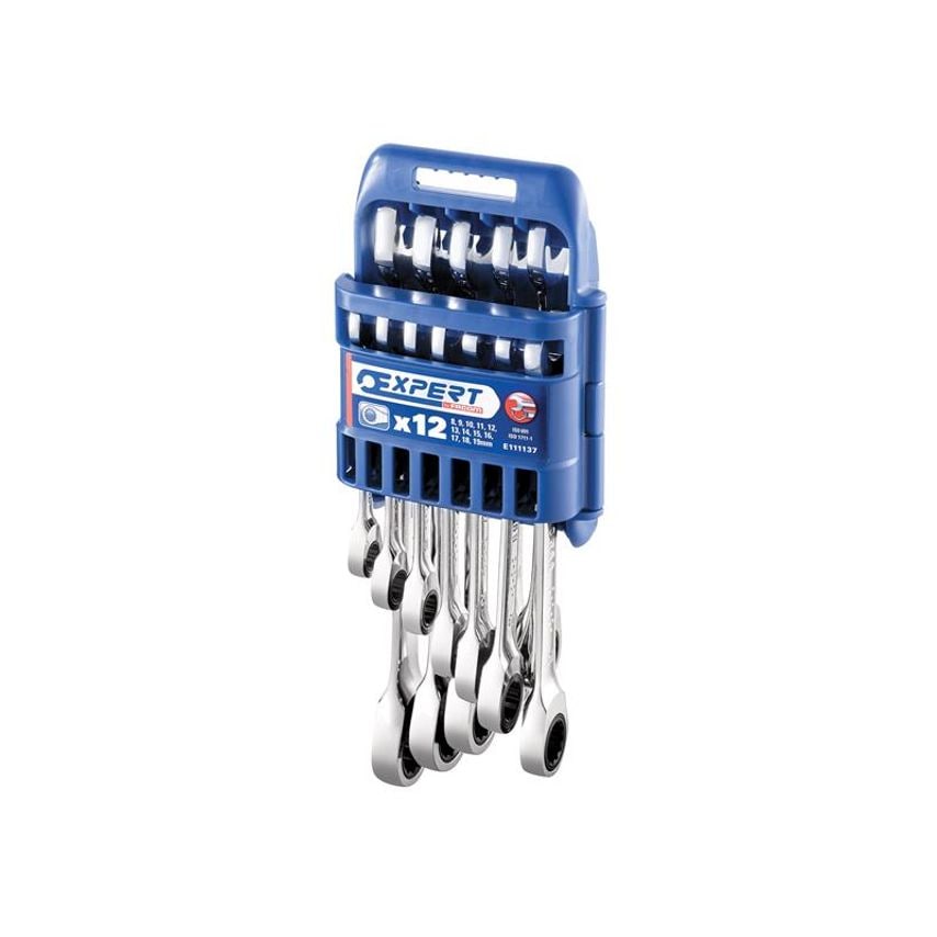 E111137 Rapid Ratchet Spanner Set, 12 Piece BRIE111137