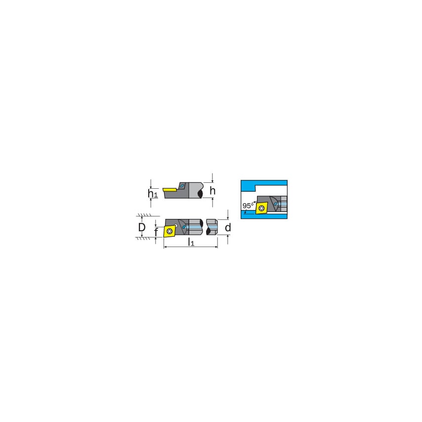 E12M SCLCR 06 Boring Bar